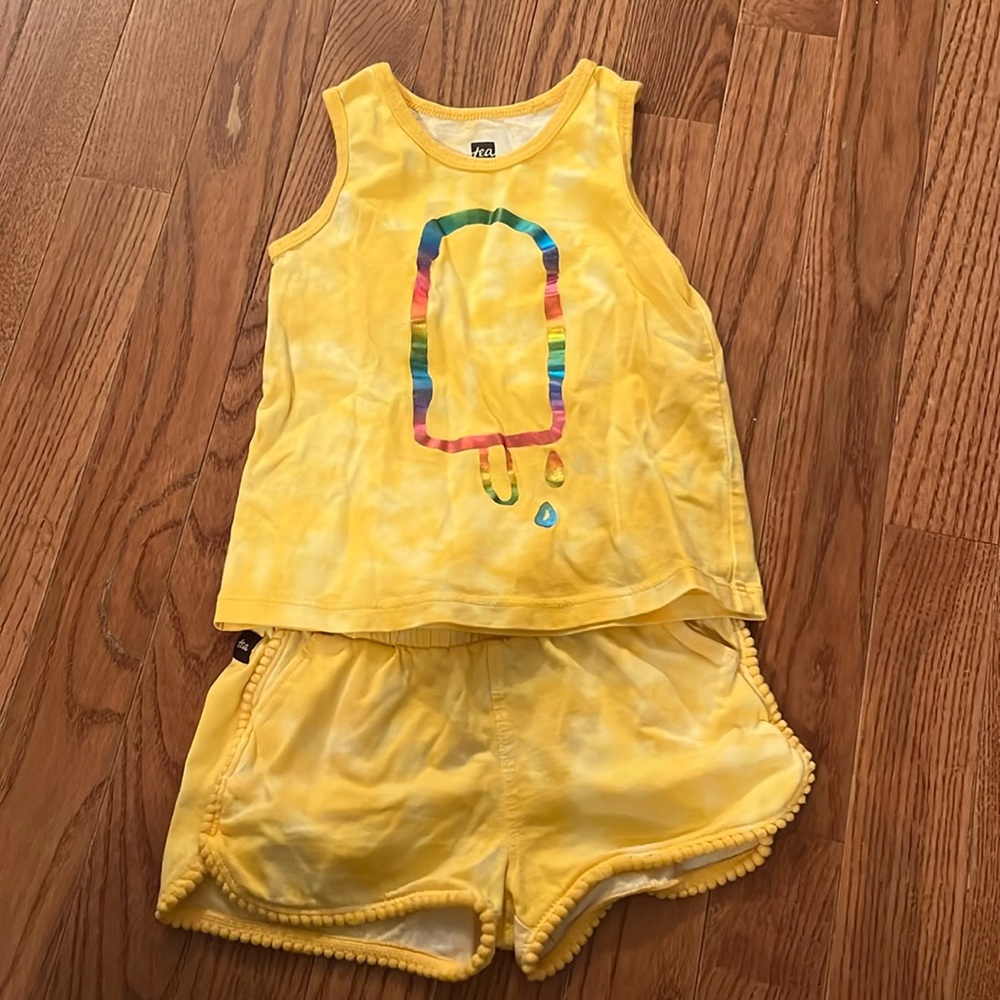 EUC summer tank and shorts set from Tea Collection
